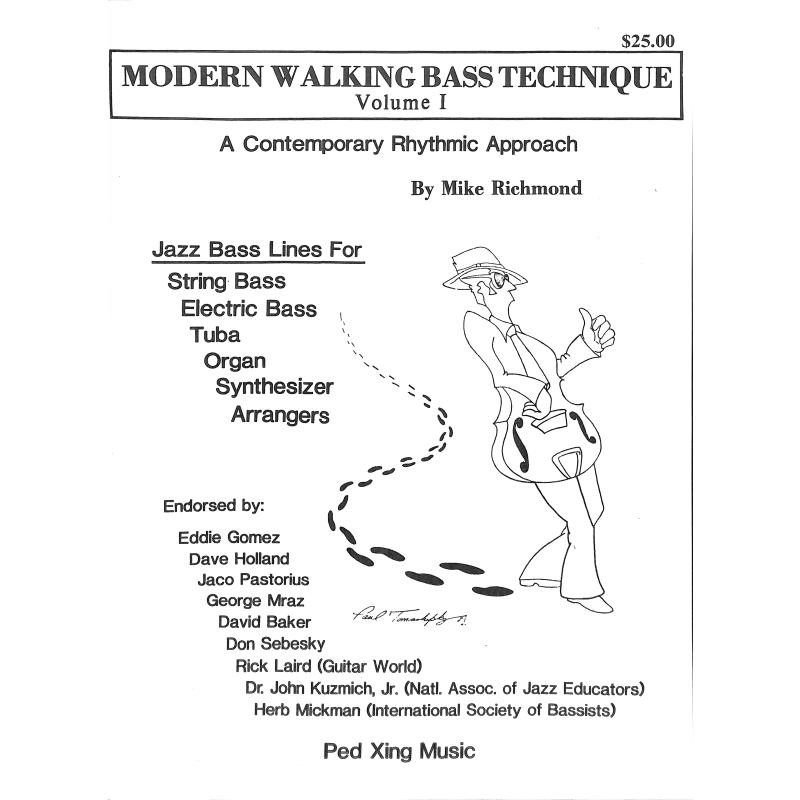 Titelbild für ADV 15011 - MODERN WALKING BASS TECHNIQUE 1