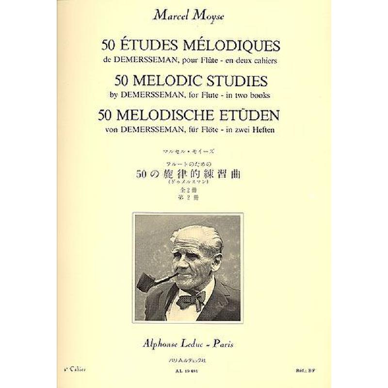 Titelbild für AL 19481 - 50 ETUDES MELODIQUES 2 OP 4
