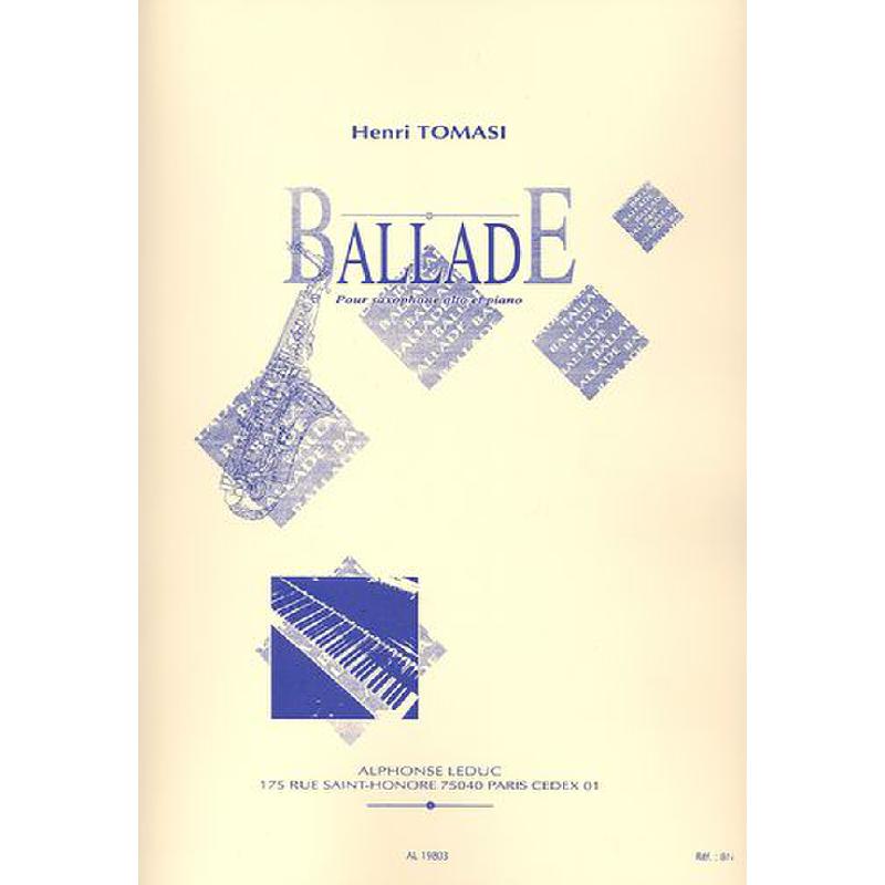 Titelbild für AL 19803 - BALLADE