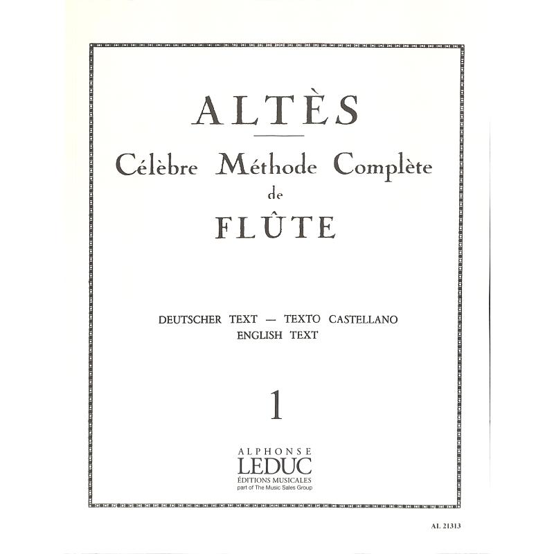 Titelbild für AL 21313 - CELEBRE METHODE COMPLETE 1