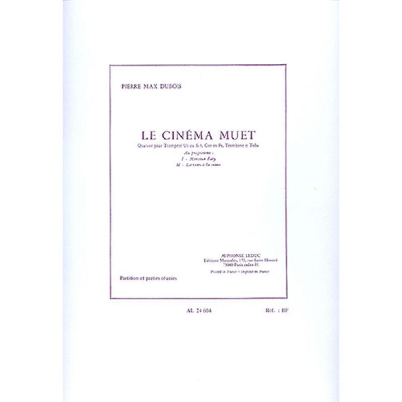 Titelbild für AL 24604 - LE CINEMA MUET