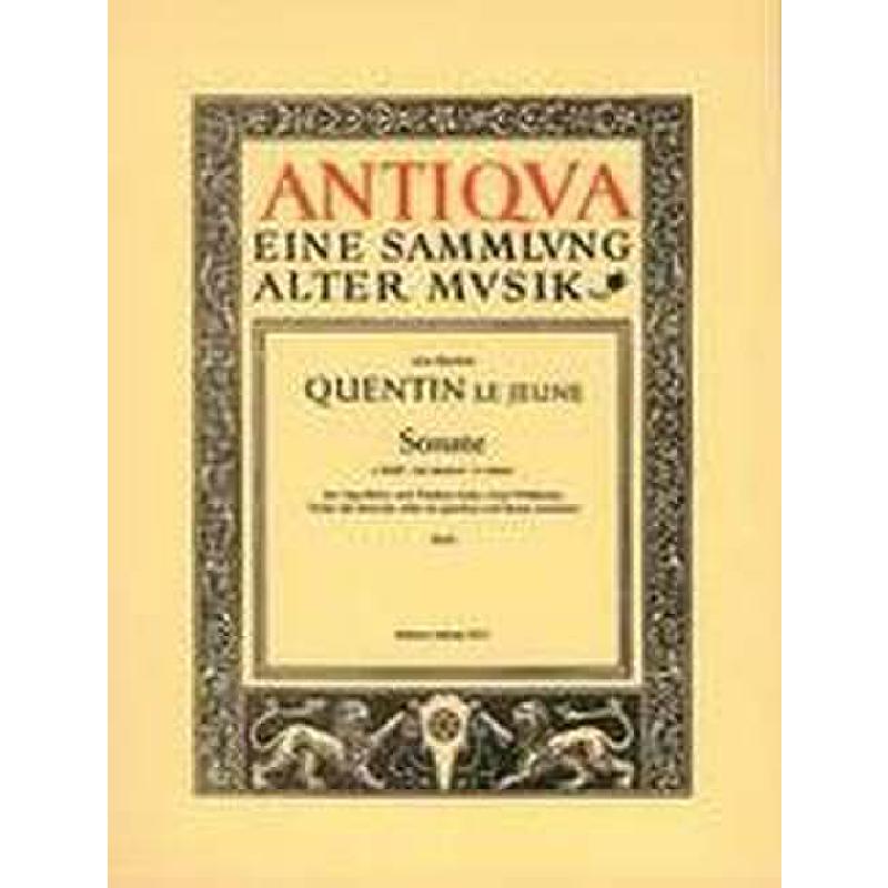 Titelbild für ANT 95 - SONATE E-MOLL OP 10/3