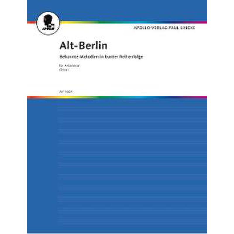Titelbild für AV 1669 - ALT BERLIN POTPOURRI