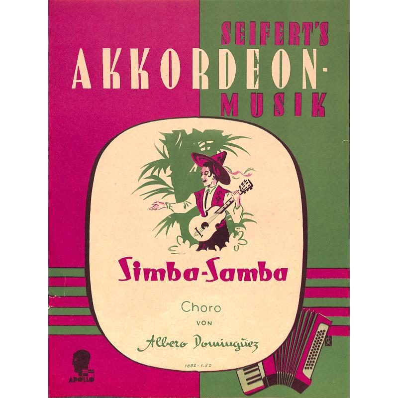 Titelbild für AV 1892 - SIMBA SAMBA (POERSCHMANN)