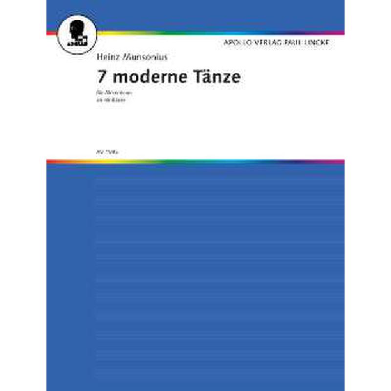 Titelbild für AV 1995 - 7 MODERNE TAENZE