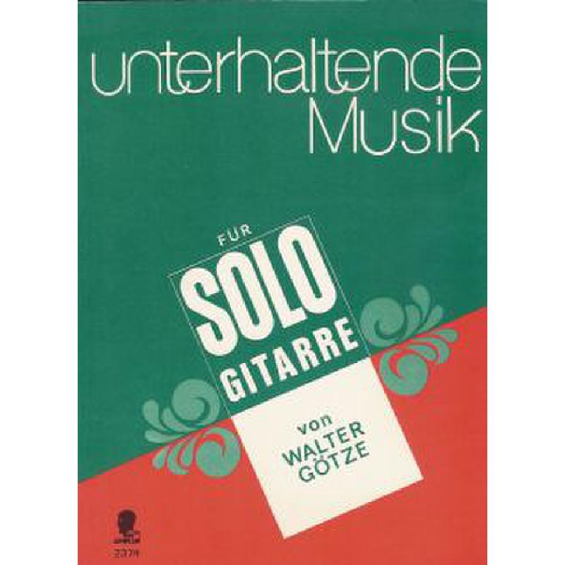 Titelbild für AV 2374 - UNTERHALTENDE MUSIK