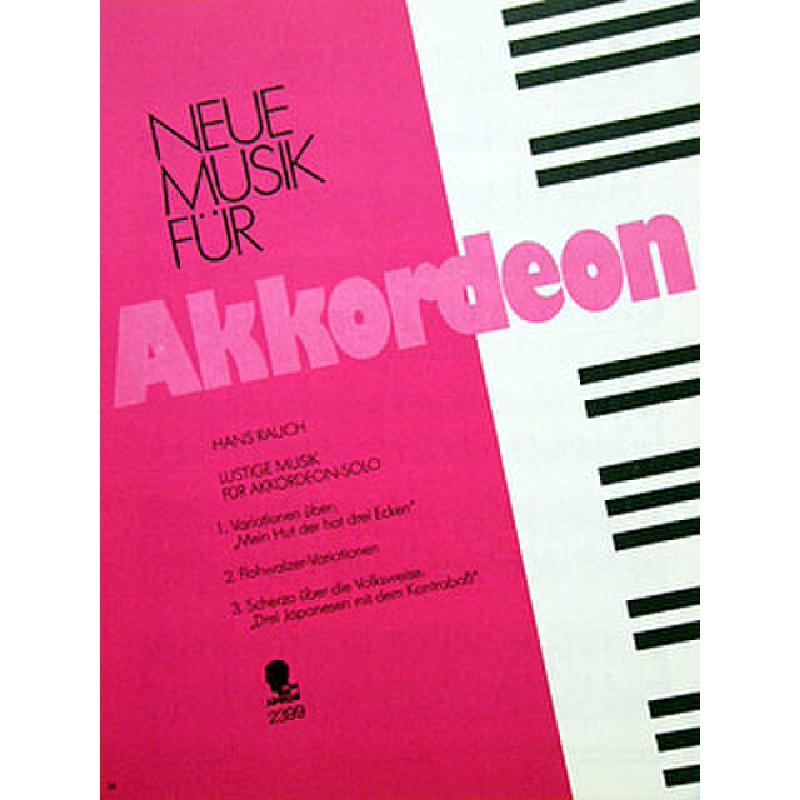 Titelbild für AV 2399 - NEUE MUSIK FUER AKKORDEON
