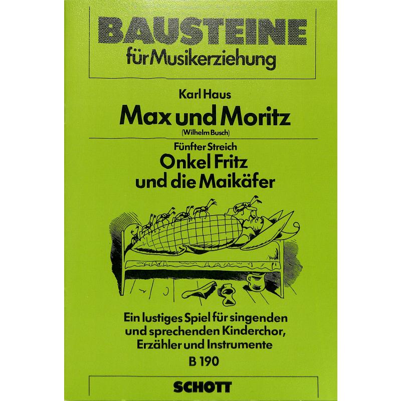 Titelbild für B 190 - MAX + MORITZ - FUENFTER STREICH