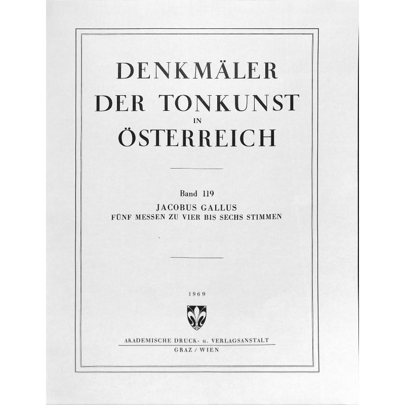Titelbild für ADEVA 101-2 - 5 MESSEN ZU 4-6 STIMMEN