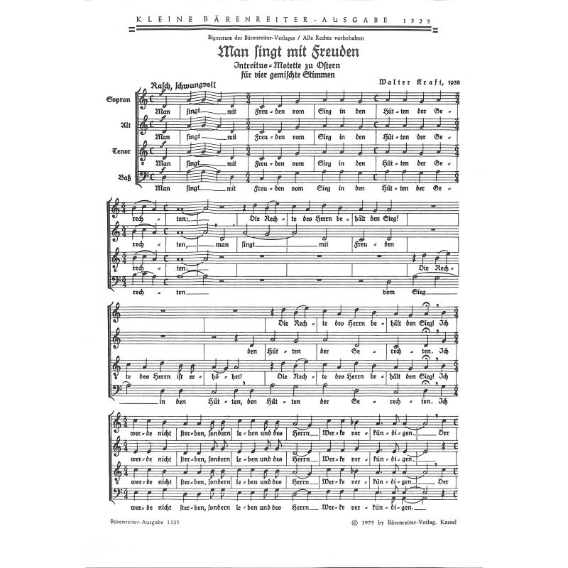 Titelbild für BA 1325 - MAN SINGT MIT FREUDEN (1938)