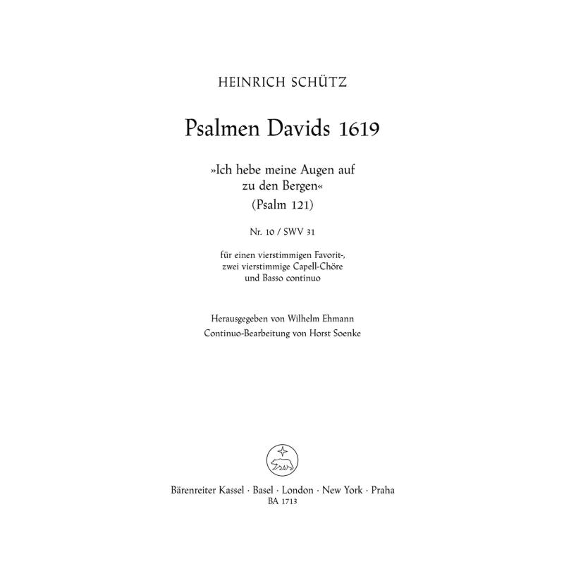 Titelbild für BA 1713 - PSALMEN DAVIDS 10