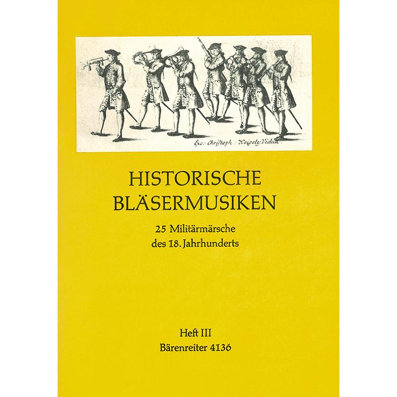 Titelbild für BA 4136 - HISTORISCHE BLAESERMUSIKEN 3