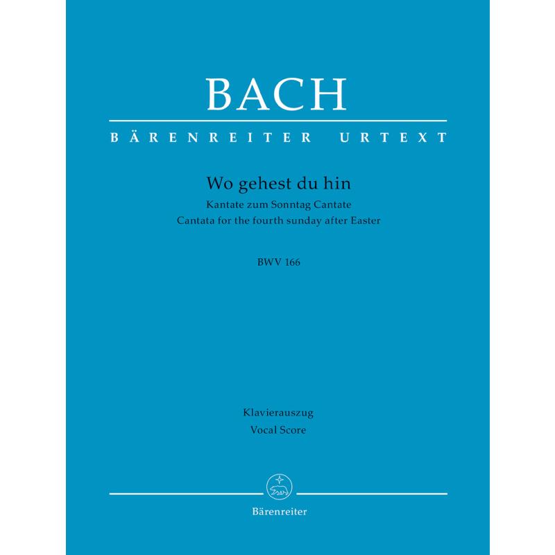 Titelbild für BA 5123-90 - Kantate 166 Wo gehest du hin BWV 166