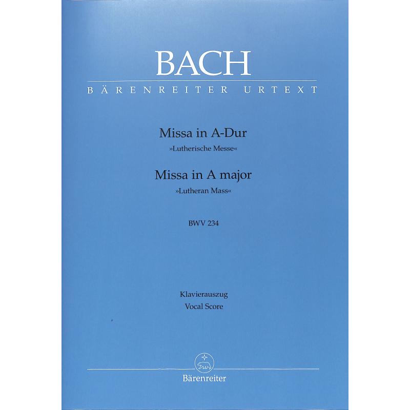 Titelbild für BA 5183-90 - Messe A-Dur BWV 234