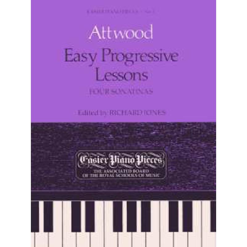 Titelbild für 978-1-85472-224-9 - Easy progressive lessons - 4 Sonatinen