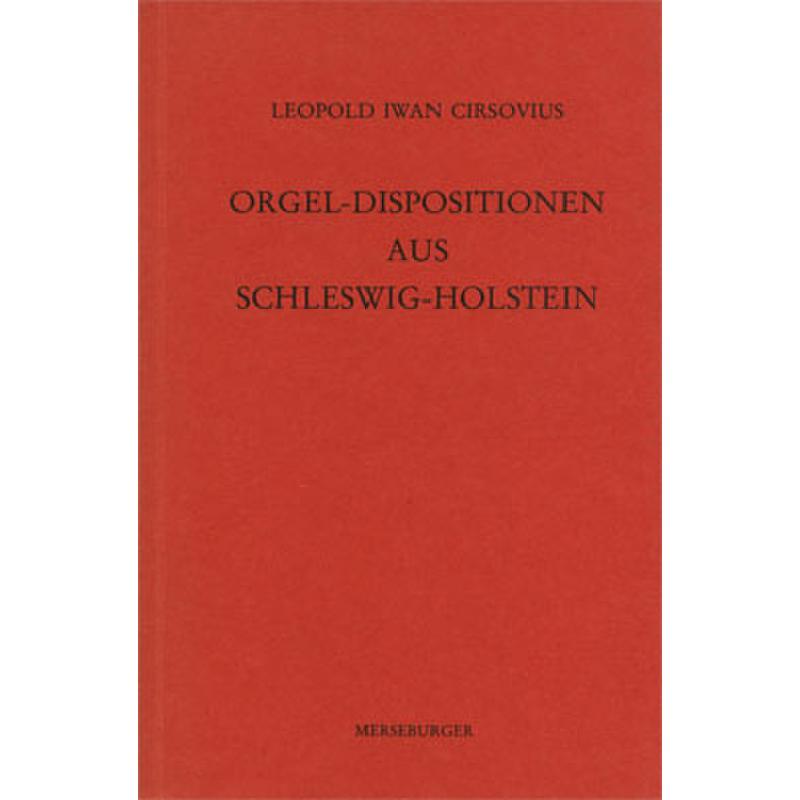 Titelbild für MERS 1170 - ORGEL DISPOSITIONEN AUS SCHLESWIG HOLSTEIN