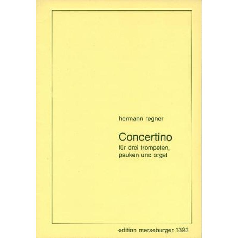 Titelbild für MERS 1393 - CONCERTINO (1982)