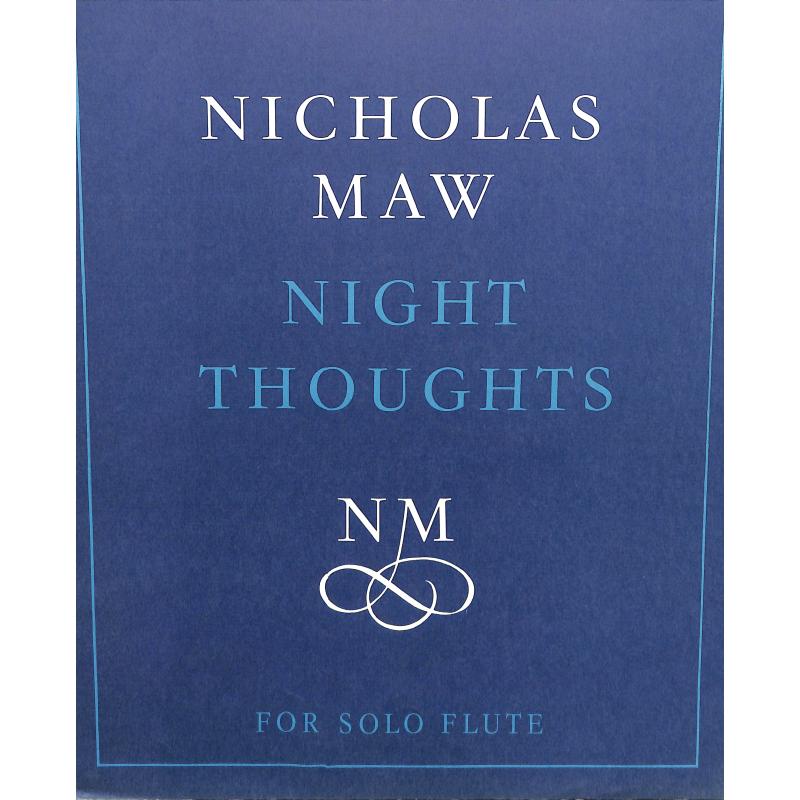 Titelbild für ISBN 0-571-50746-8 - NIGHT THOUGHTS (1982)