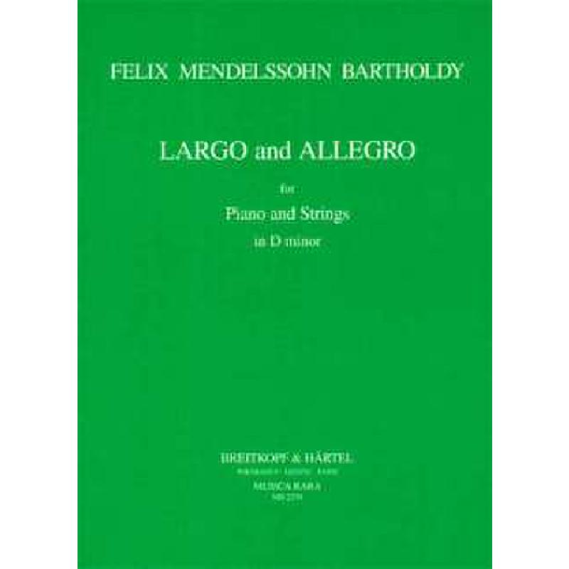 Titelbild für MR 2270 - LARGO + ALLEGRO D-MOLL