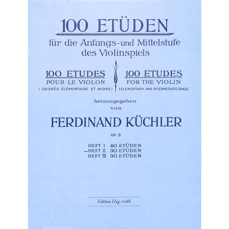 Titelbild für GH 7068B - 100 ETUEDEN 2