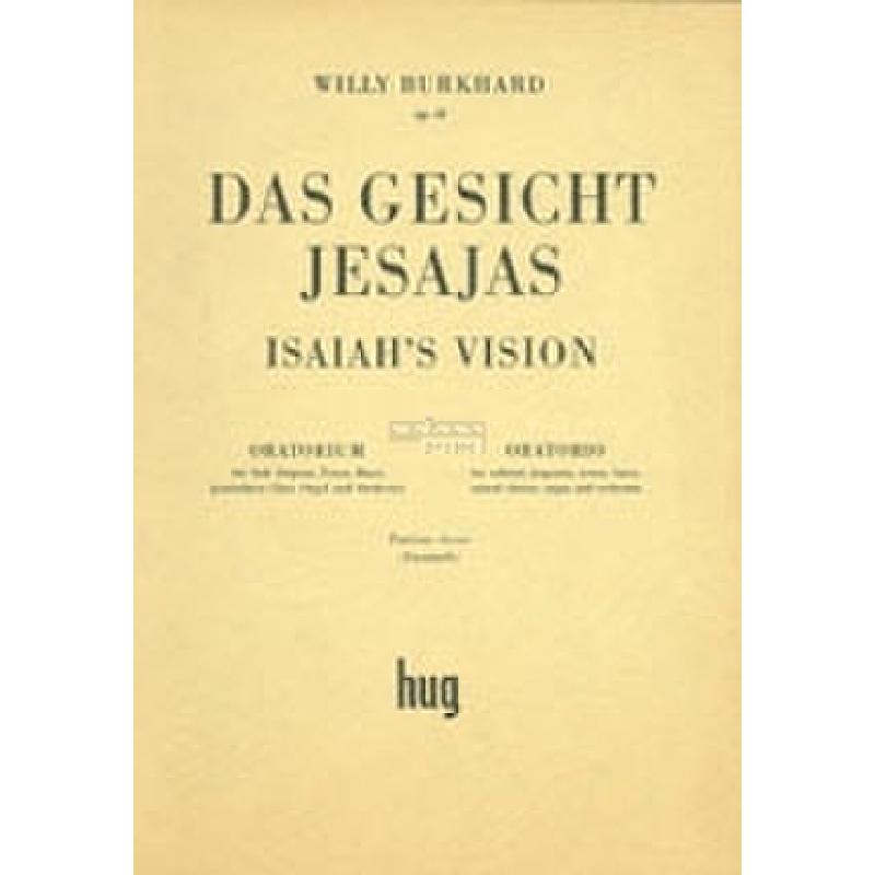 Titelbild für GH 7851a - DAS GESICHT JESAJAS ORATORIUM