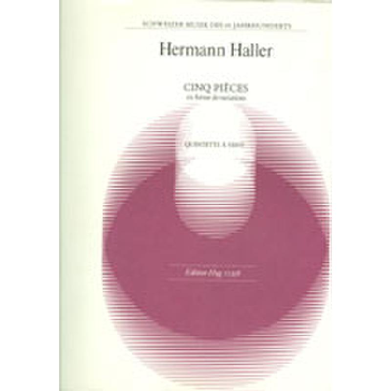 Titelbild für GH 11258 - 5 STUECKE IN FORM VON VARIATIONEN (1980)