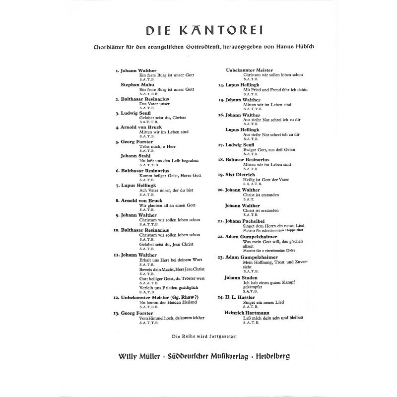 Notenbild für BAK 8 - WIR GLAEUBEN ALL AN EINEN GOTT