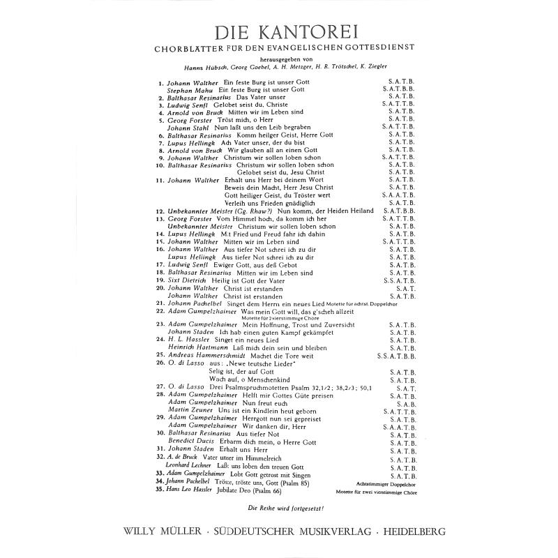 Notenbild für BAK 29 - HERR GOTT NUN SEI GEPREISET