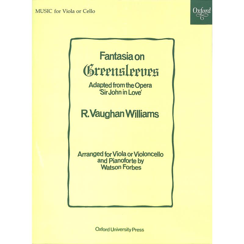 Titelbild für ISBN 0-19-359301-7 - FANTASIE ON GREENSLEEVES