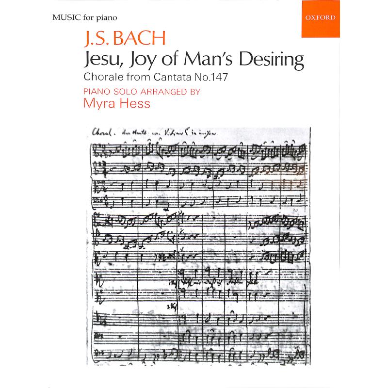 Titelbild für ISBN 0-19-372200-3 - JESUS BLEIBET MEINE FREUDE (KANTATE BWV 147)