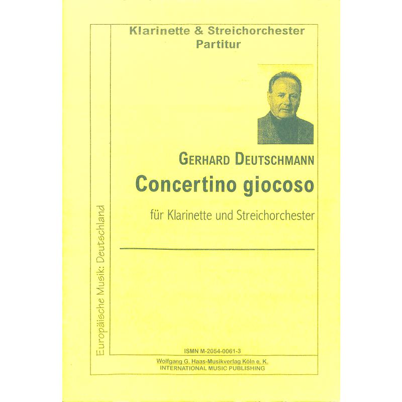 Titelbild für HAAS 0061-3 - CONCERTINO GIOCOSO DWV 145