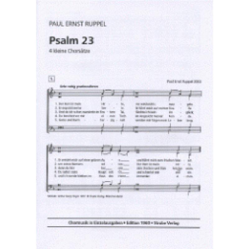 Titelbild für VS 1960 - PSALM 23
