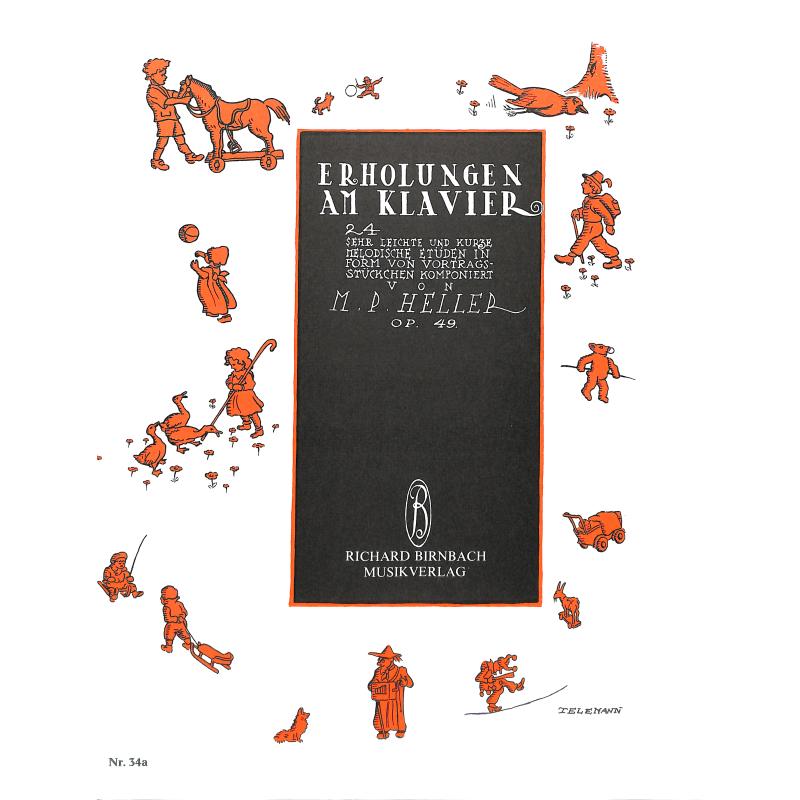 Titelbild für BB 34A - ERHOLUNGEN AM KLAVIER OP 49