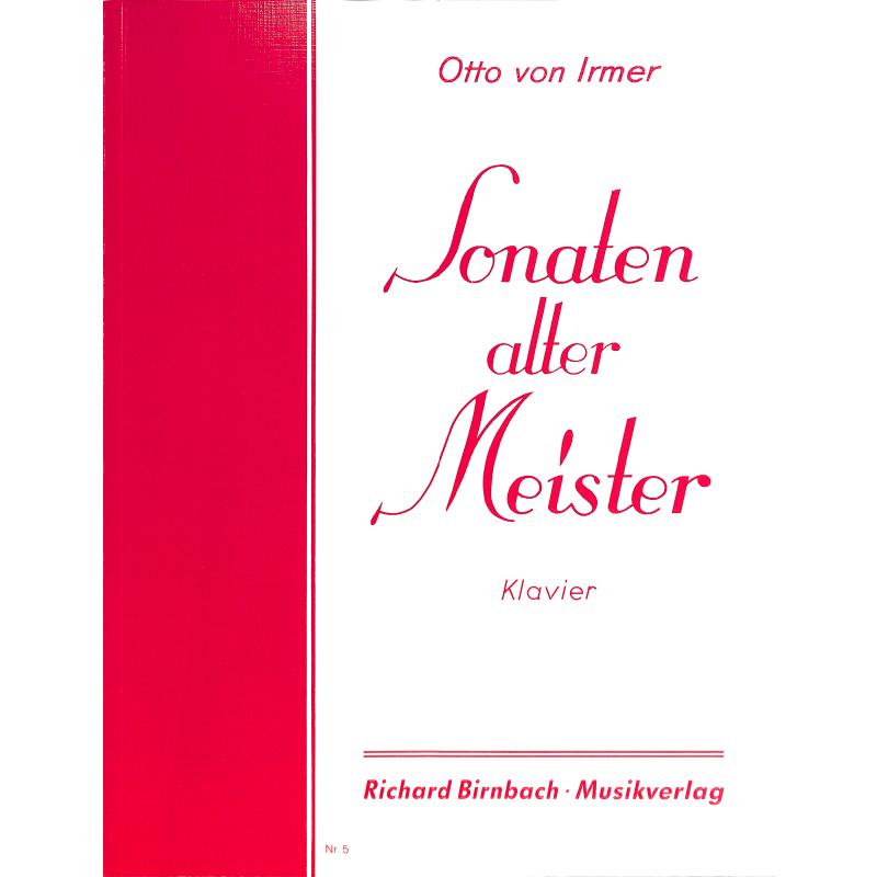 Titelbild für BB 5 - SONATEN ALTER MEISTER