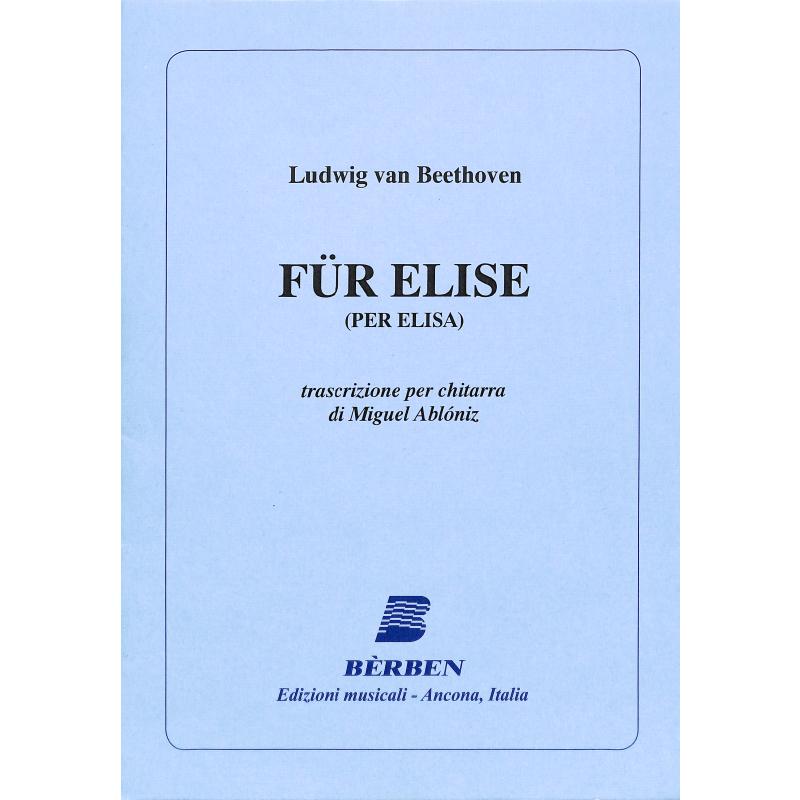 Titelbild für BE 1389 - FUER ELISE