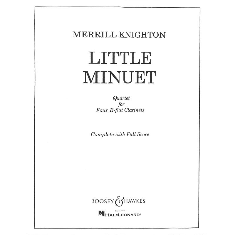 Titelbild für HL 48001339 - Little Minuet