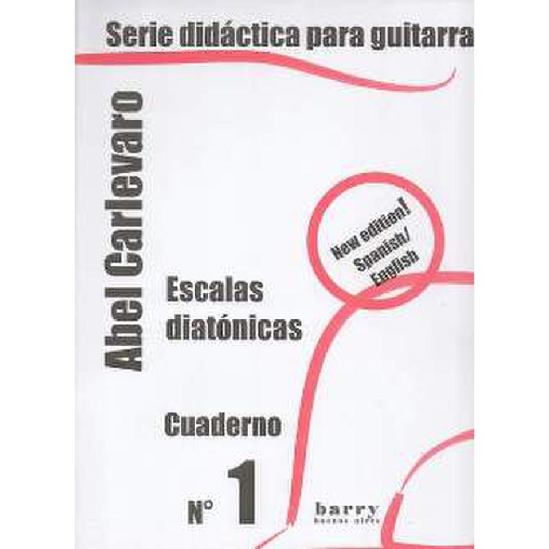 Titelbild für BARRY 4006 - CUADERNO 1 - ESCALAS DIATONICAS