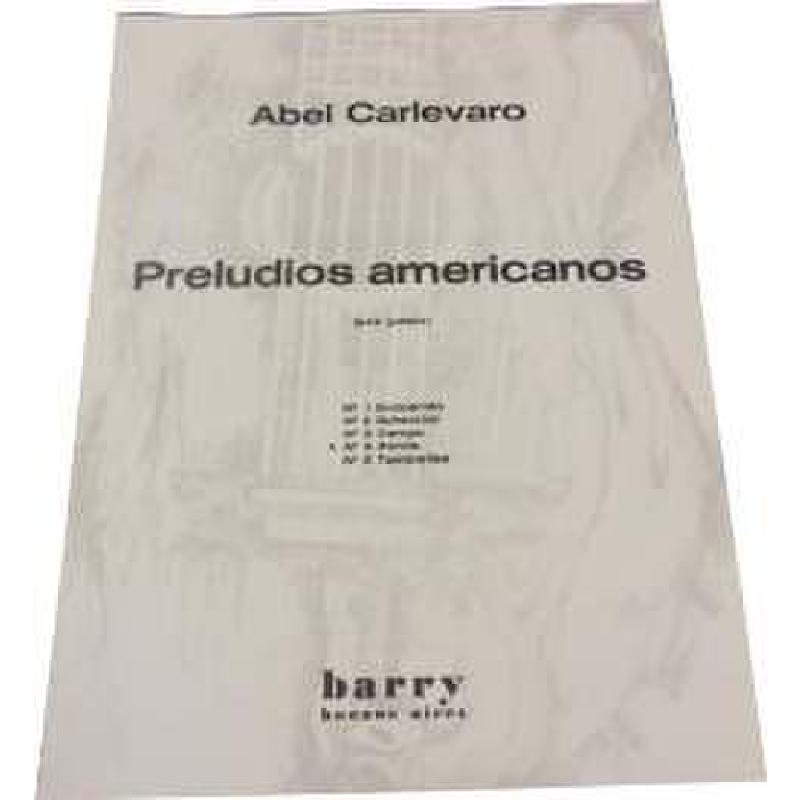 Titelbild für BARRY 4023 - PRELUDIOS AMERICANOS 4 RONDAS