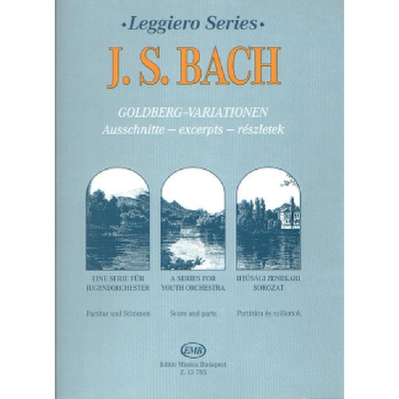 Titelbild für EMB 13785 - GOLDBERG VARIATIONEN BWV 988