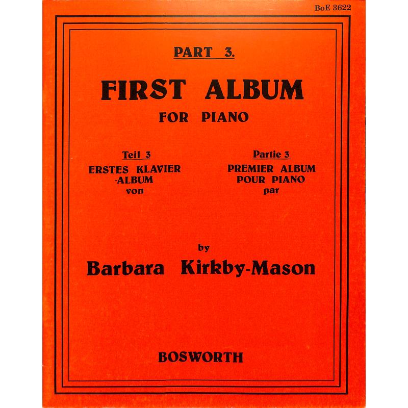 Titelbild für BOE 003622 - FIRST ALBUM 3
