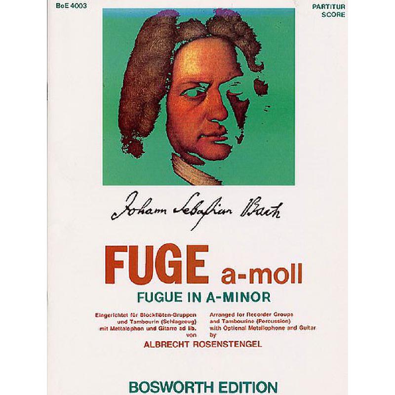 Titelbild für BOE 4003 - FUGE A-MOLL