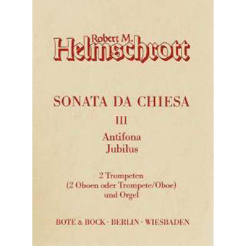 Titelbild für BOTE 1554 - SONATE DA CHIESA 3 ANTIFONA JUBILUS