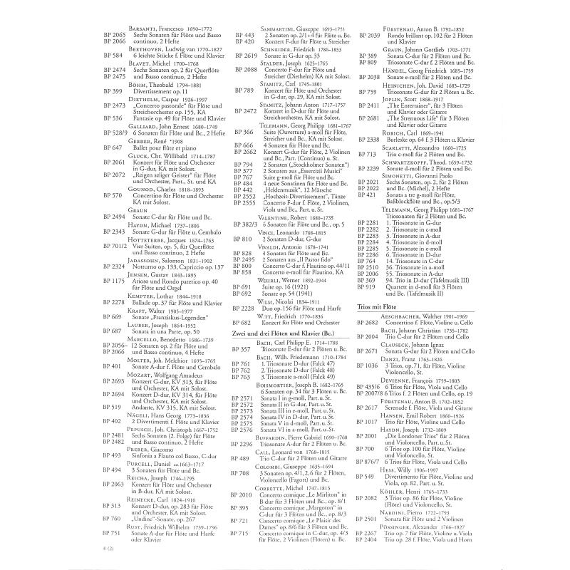 Notenbild für BP 2301 - SONATE 1 G-DUR + SONATE 2 E-MOLL