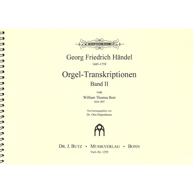 Titelbild für BUTZ 1259 - ORGEL TRANSKRIPTIONEN 2