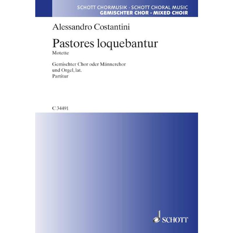 Titelbild für C 34491 - PASTORES LOQUEBANTUR