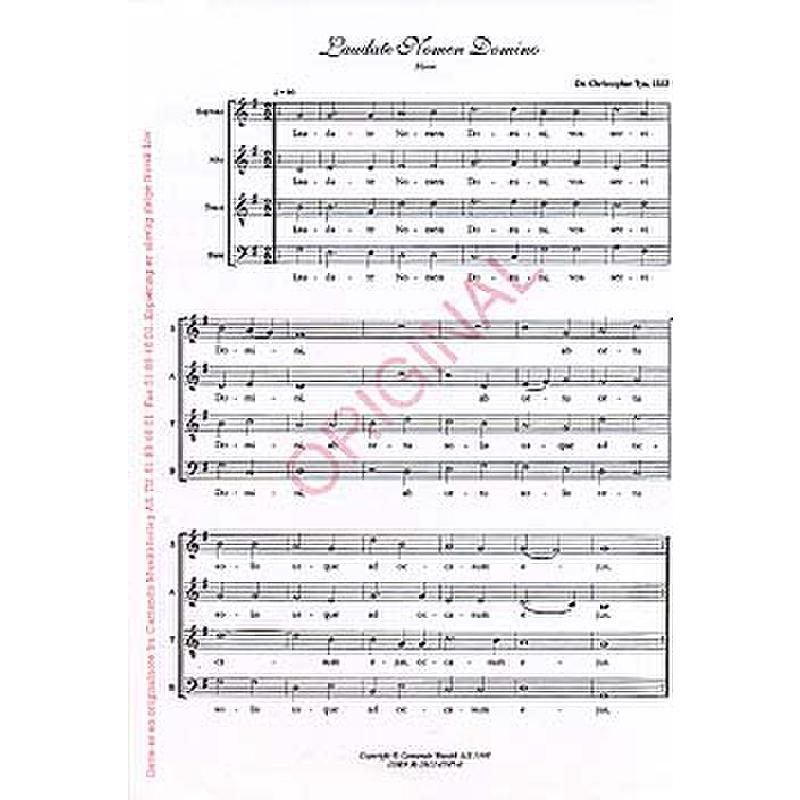 Titelbild für CANTANDO -C0347 - LAUDATE NOMEN DOMINO