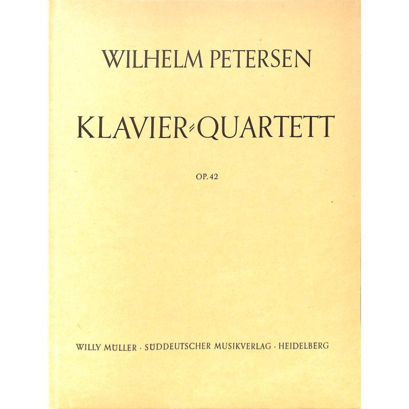 Titelbild für RL 55340 - Quartett c-moll op 42