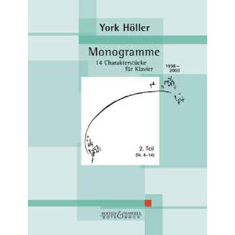 Titelbild für BOTE 3186 - MONOGRAMME 2 (NR 8-14)
