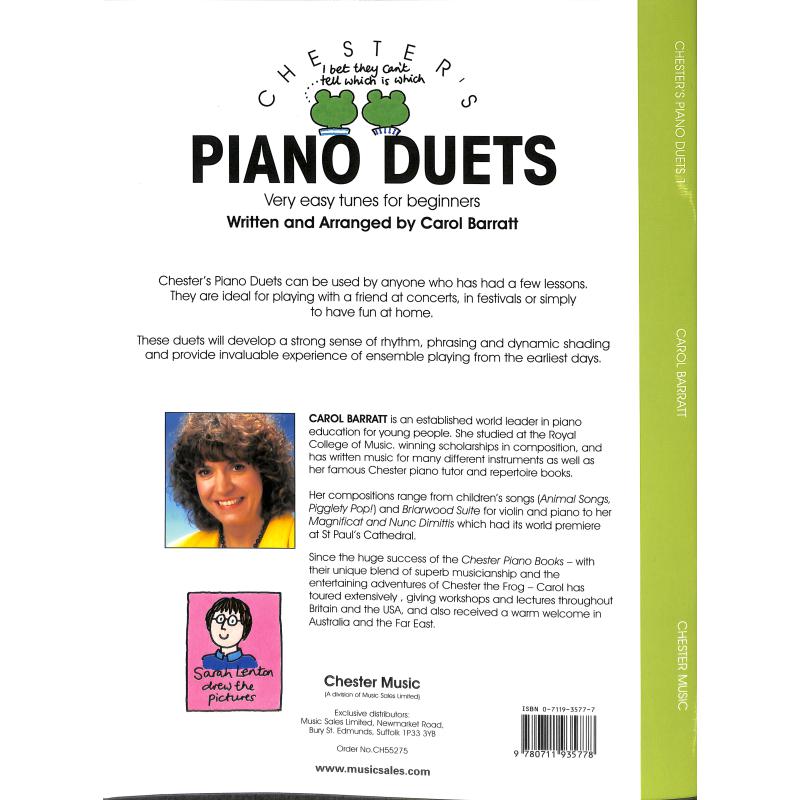 Notenbild für CH 55275 - PIANO DUETS 1