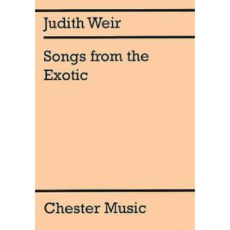 Titelbild für CH 58982 - SONGS FROM THE EXOTIC